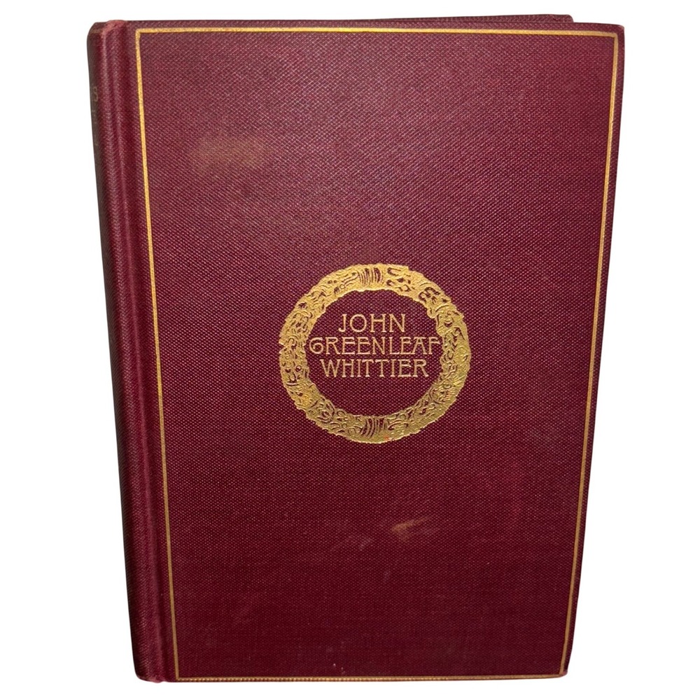 Complete‎ Poetical Works John Greenleaf Whittier | Cambridge Ed Hardcover | 1894